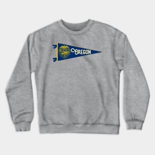 Oregon Flag Pennant Crewneck Sweatshirt